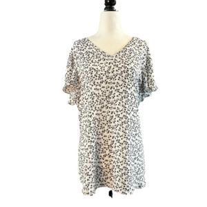 Black and White Extra Women's Large XL Adrianna Papell Top